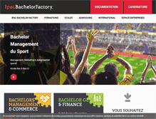 Tablet Screenshot of ipacbachelorfactory.com